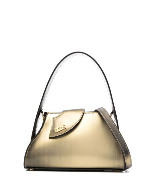 Gcds small Comma holographic faux-leather tote bag