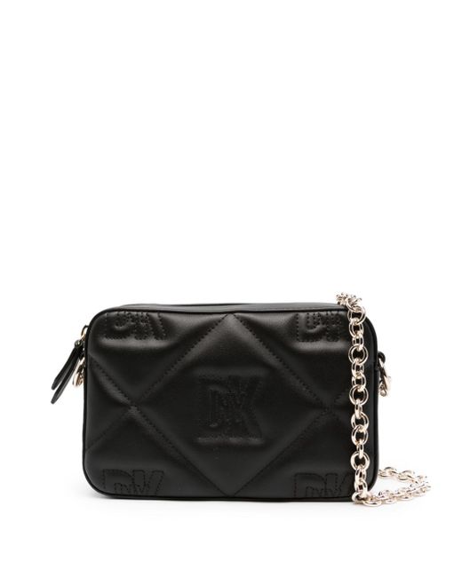 Dkny diamond-quilted leather crossbody bag