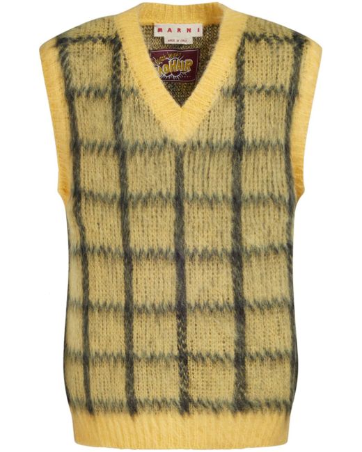 Marni V-neck knitted vest