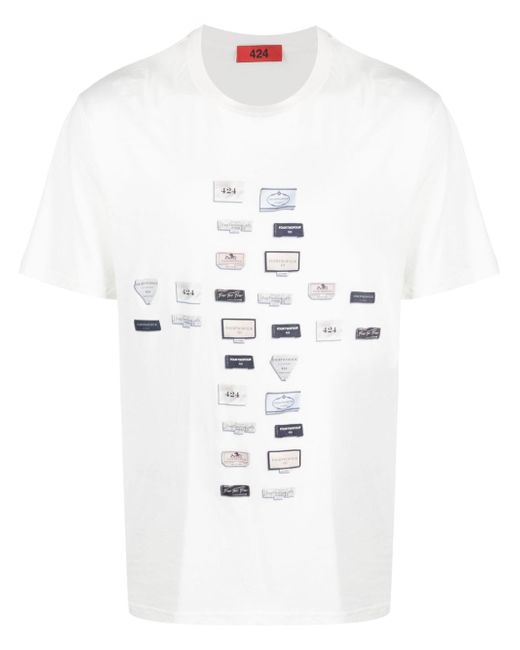 424 graphic-print T-shirt