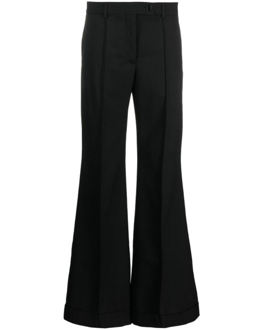 Acne Studios mid-rise flared trousers