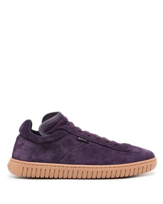Bally Player lace-up suede sneakers