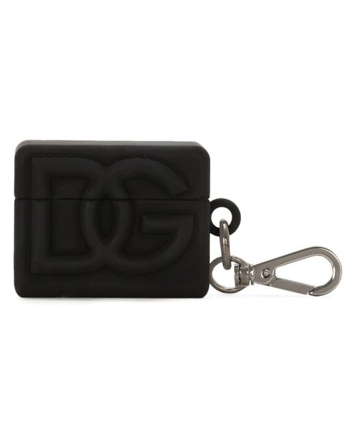 Dolce & Gabbana logo-embossed AirPods case