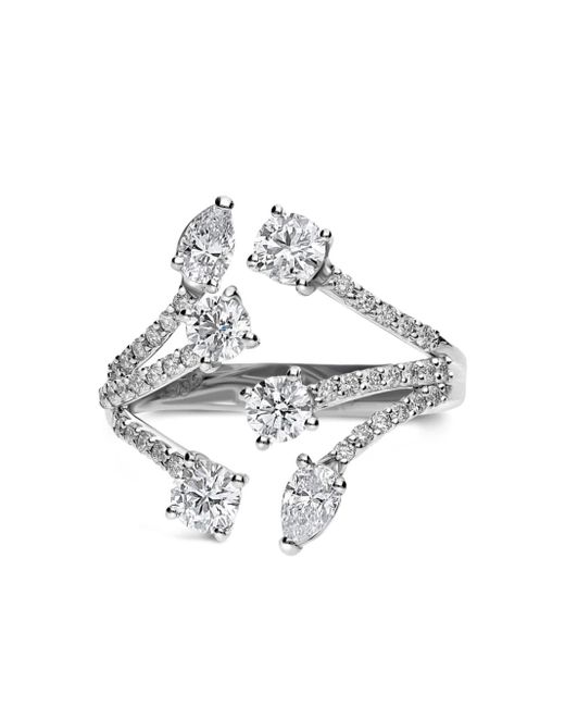 Leo Pizzo 18kt white gold diamond ring