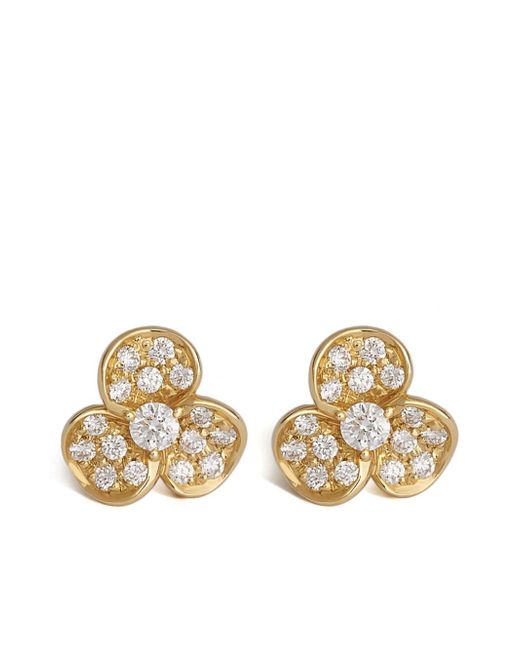 Leo Pizzo 18kt yellow Candy Flora diamond earrings