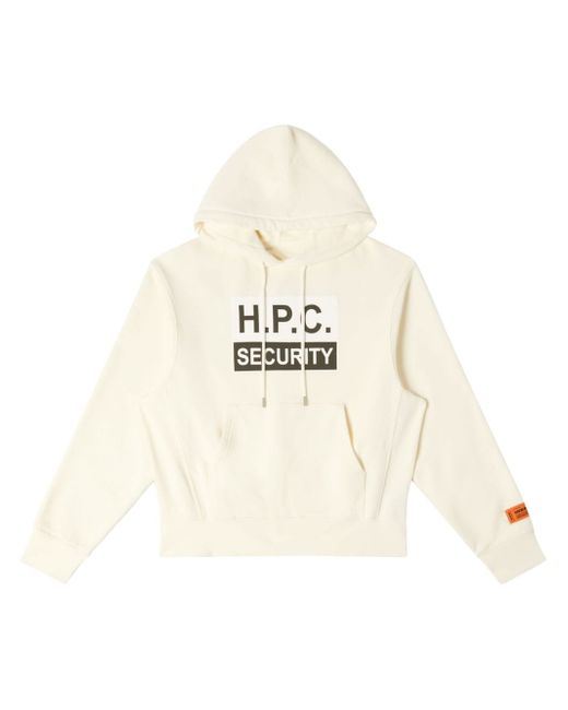 Heron Preston Security logo-print hoodie