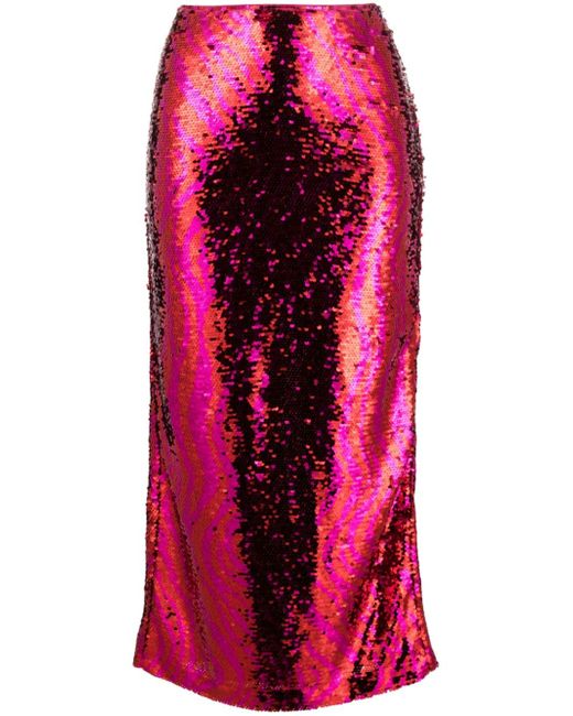 Chiara Ferragni sequin-embellished midi skirt