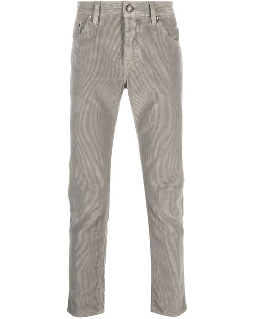 Jacob Cohёn corduroy tapered-leg trousers