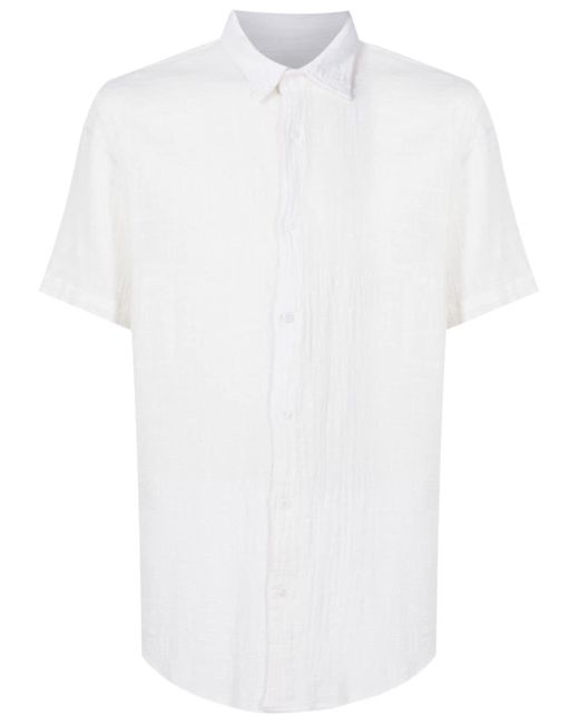 Osklen short-sleeved cotton-blend shirt