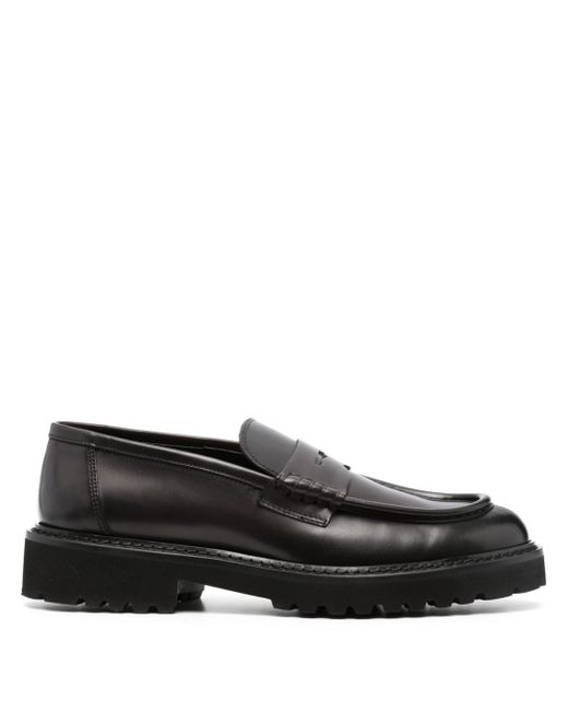 Doucal's penny-strap leather loafers
