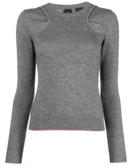 Pinko cut-out wool-cashmere jumper