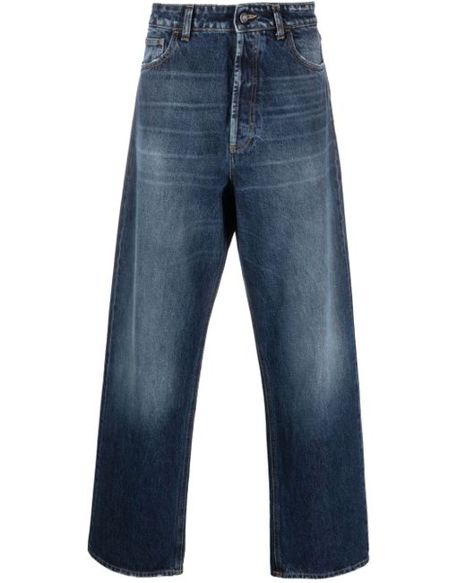A-Cold-Wall vintage-wash wide-leg jeans