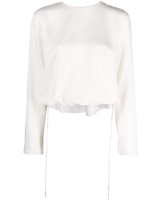 Theory belted blouse