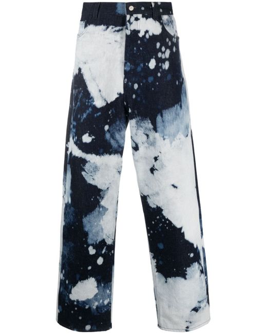 A-Cold-Wall bleached wide-leg jeans