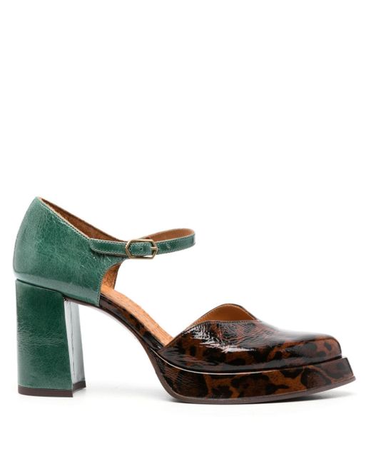Chie Mihara 90mm patent leather pumps