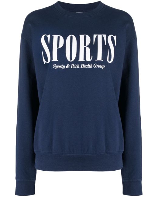 Sporty & Rich graphic-print sweatshirt