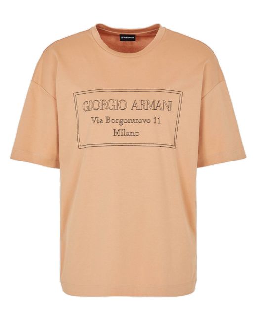 Giorgio Armani logo-print T-shirt