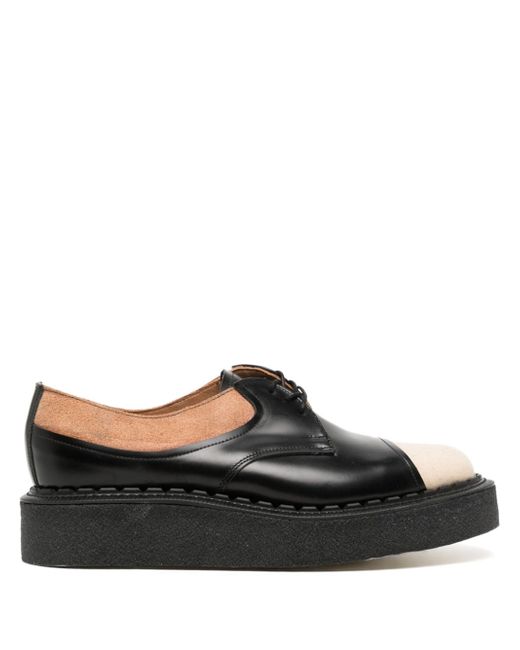 Comme Des Garçons Homme Plus colour-block leather oxford shoes