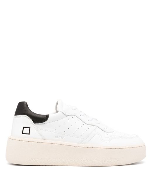 D.A.T.E. calf leather low-top sneakers