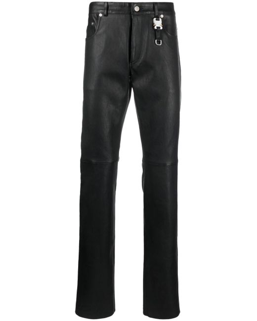 1017 Alyx 9Sm straight-leg leather trousers