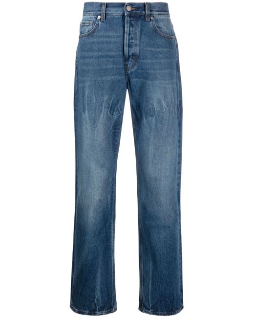 Séfr logo-patch straight-leg jeans