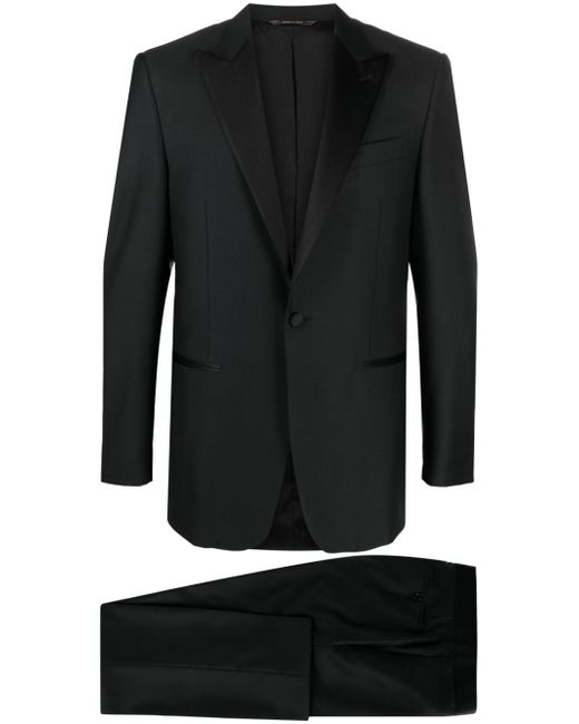 Canali single-breasted wool suit