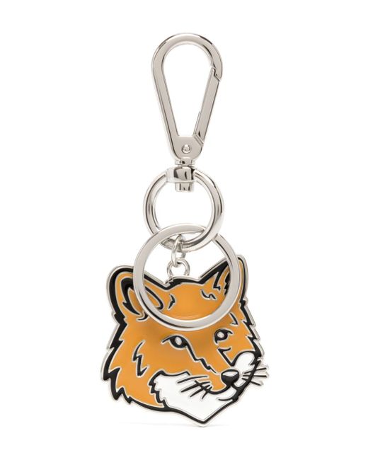 Maison Kitsuné enamelled fox-head keyring