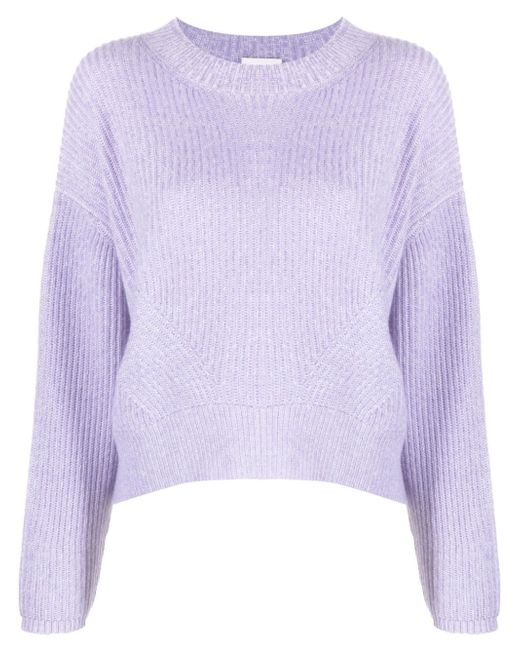Allude ribbed-knit jumper
