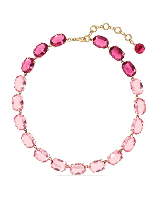 Roxanne Assoulin Simply Rose crystal-embellished necklace
