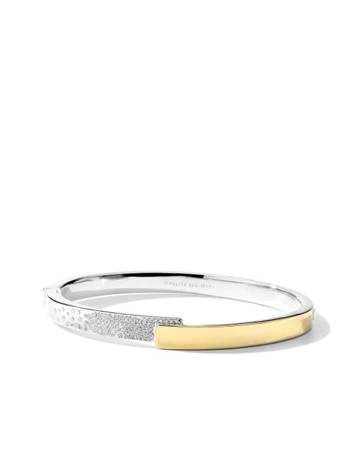 Ippolita 18kt gold Stardust diamond bangle