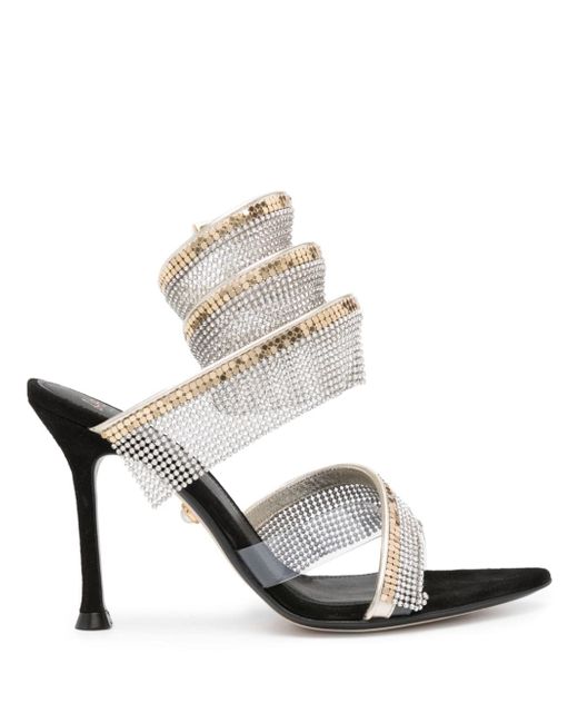 Alevì Bright-s 95mm crystal-embellished sandals