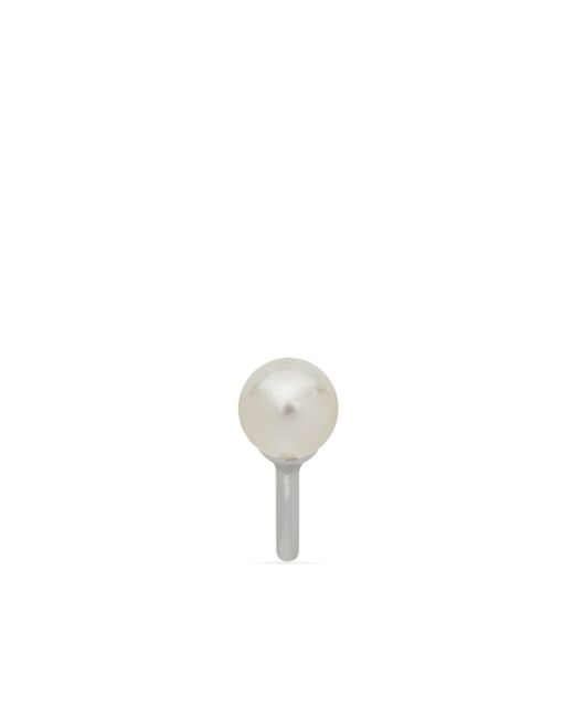 Saint Laurent pearl-detail earcuff