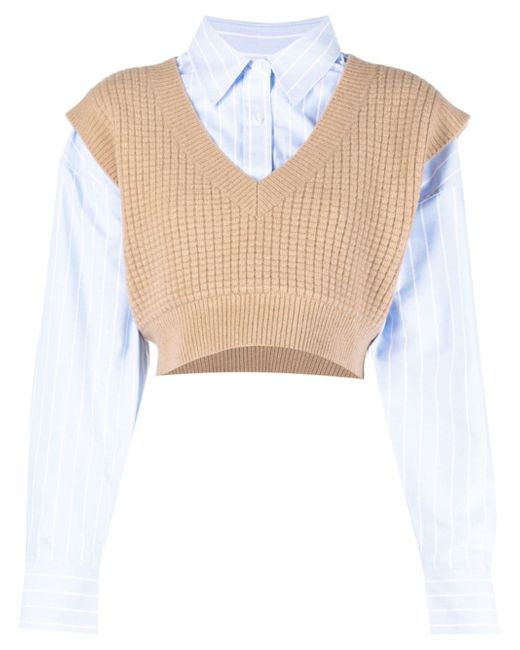 Alexander Wang layered knitted vest