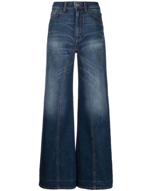 Victoria Beckham wide-leg cotton jeans