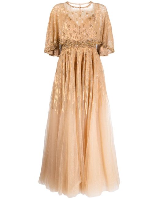 Jenny Packham Parisa sequin-embellished gown