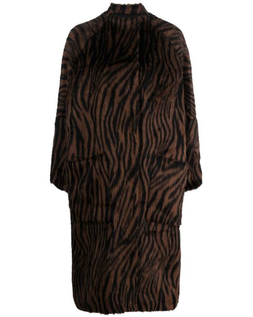 Hevo Cagnano zebra-pattern coat