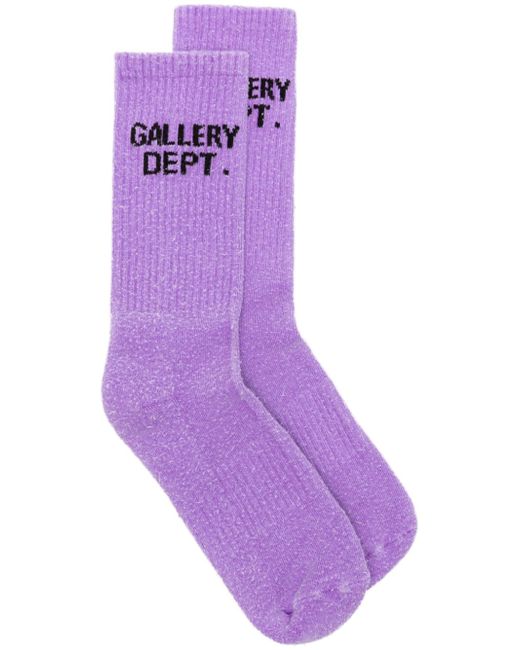 Gallery Dept. Clean logo intarsia-knit socks