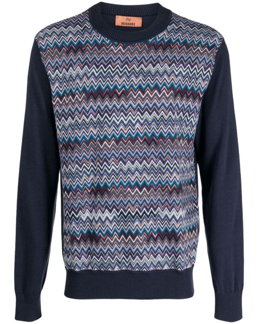 Missoni zigzag-woven jumper
