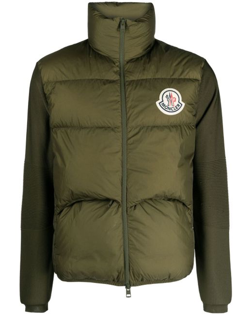 Moncler logo-patch puffer jacket