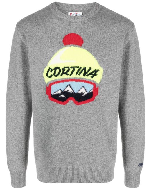 Mc2 Saint Barth Cortina intarsia-knit jumper