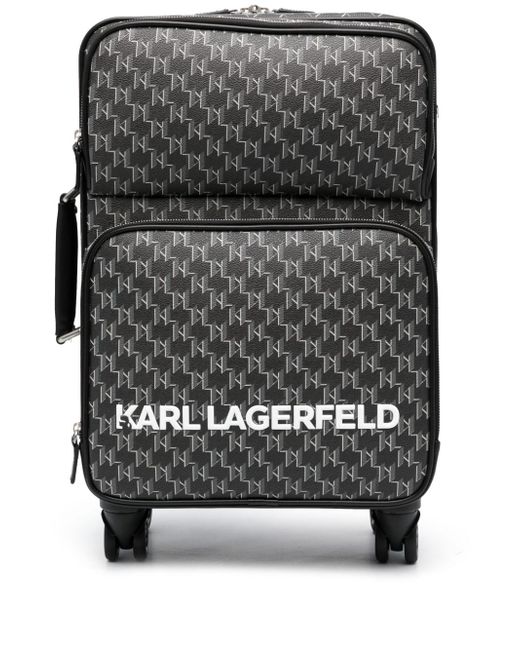 Karl Lagerfeld all-over logo-print trolley