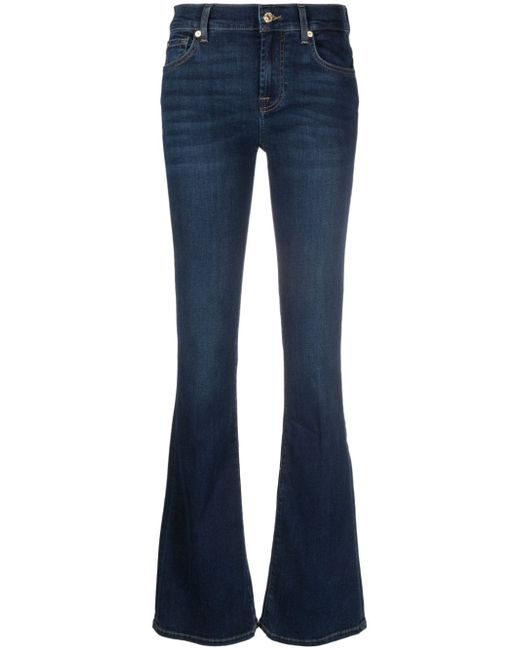 7 For All Mankind low-rise bootcut jeans