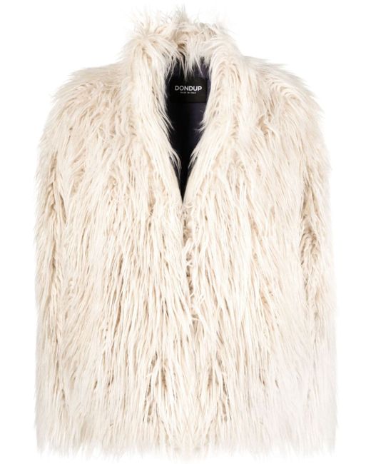 Dondup V-neck faux-fur jacket
