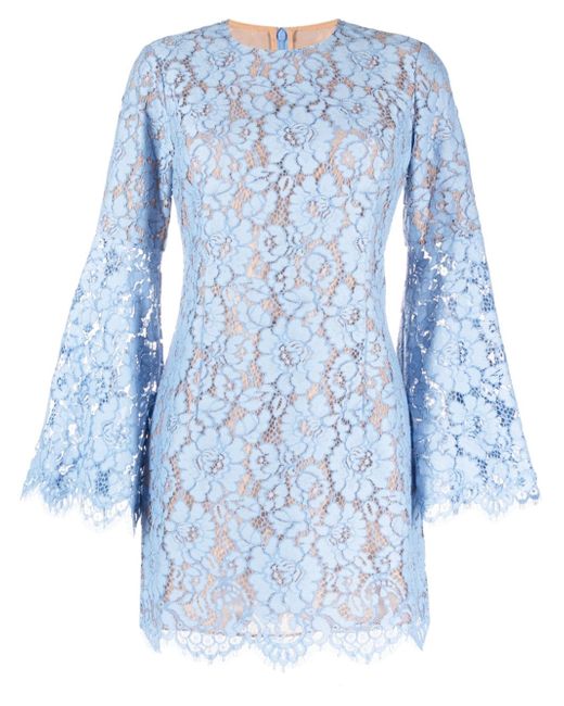 Michael Kors Collection floral corded-lace minidress