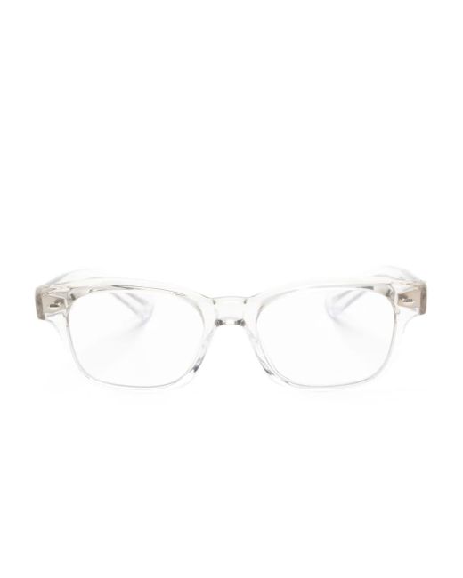 Oliver Peoples transparent rectangle-frame glasses
