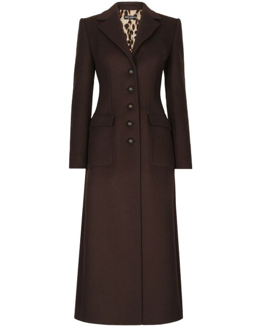 Dolce & Gabbana single-breasted long coat
