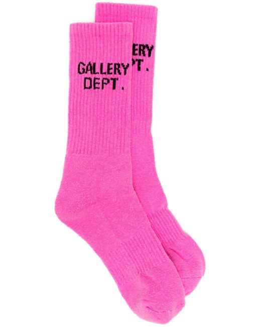 Gallery Dept. intarsia-knit logo socks
