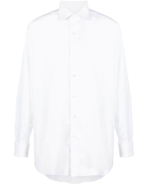 Brioni long-sleeved poplin shirt