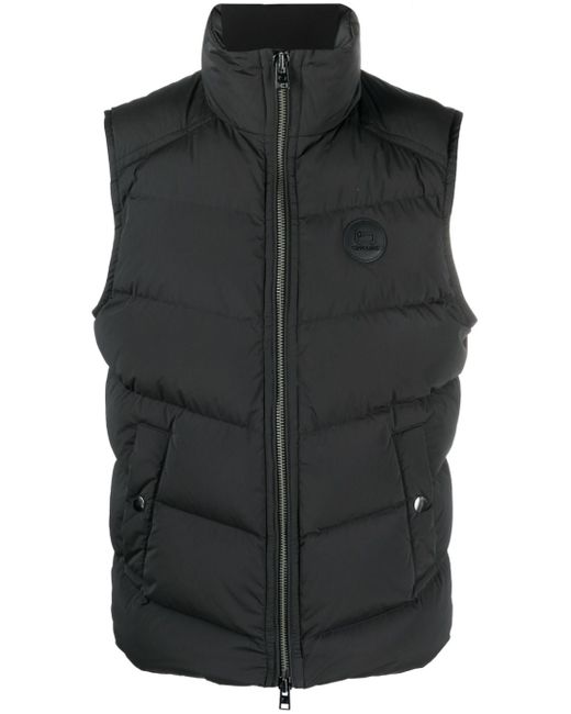 Woolrich logo-patch quilted gilet