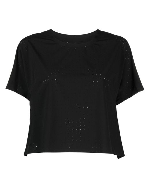 Y-3 logo-print performance T-shirt